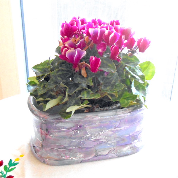 Cache-pot mauve