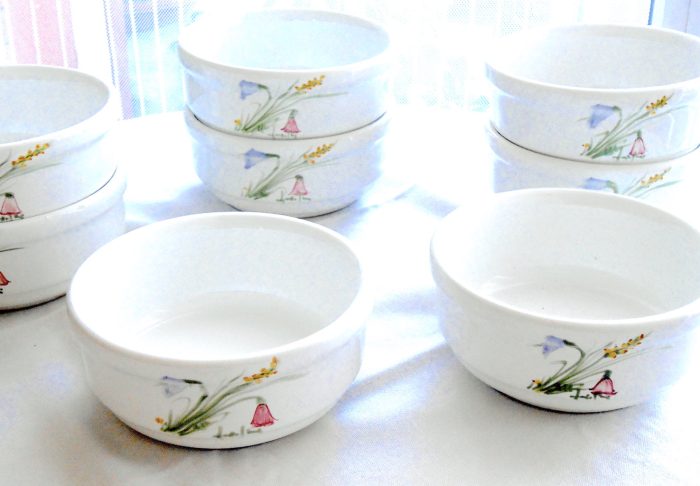 Lot De 10 Ramequins Carrés En Porcelaine Blanche - 170g (8.9 Cm) - Pour Crème Brûlée, Sauces, Apéritifs - Allant Au Four, Lave-vaisselle, Micro-ondes - 4