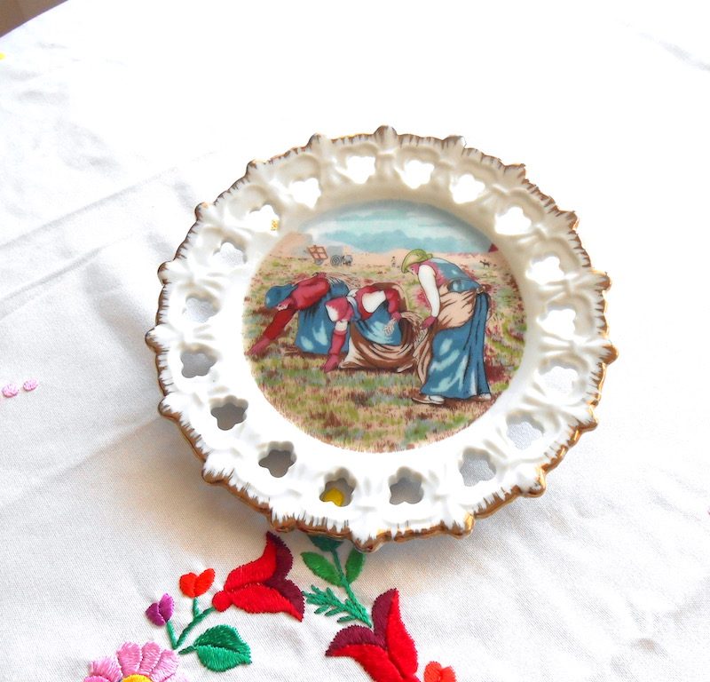 Assiette - déco SEMEUSES