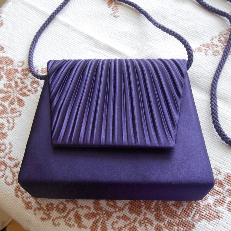 Pochette - sac mauve TRAPEZE cérémonie