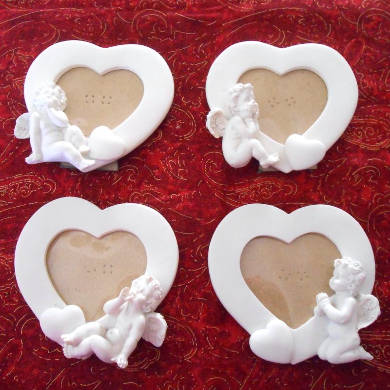 Cadre - petits COEURS anges