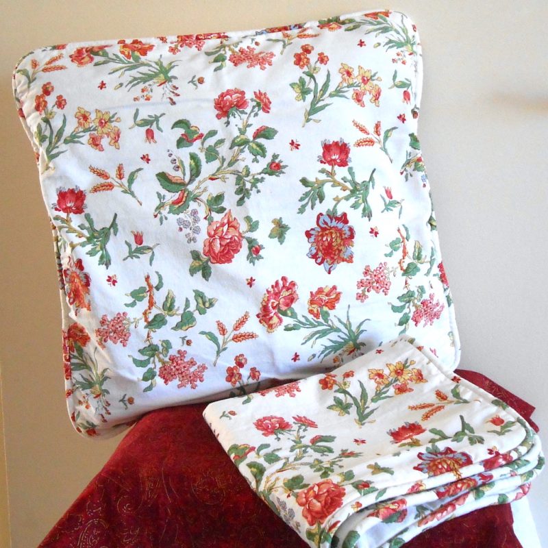 Housses - 3 coussins FLEURIS vintage