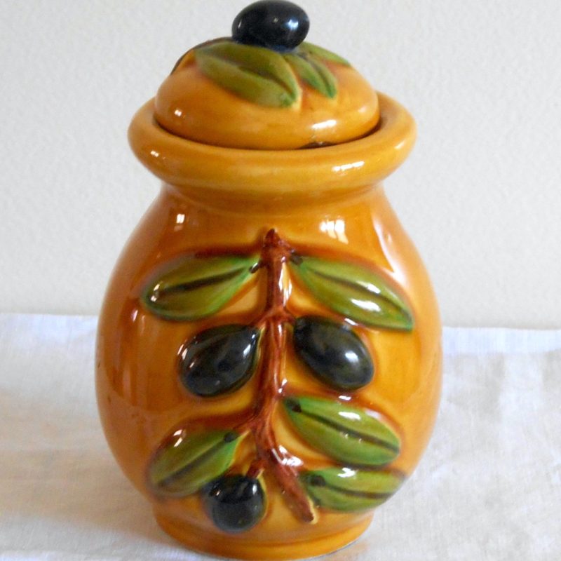 Pot - Jaune OLIVES couvercle