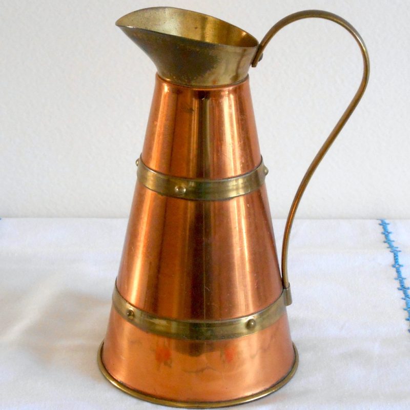 Pot - Cuivre bandes cuivre jaune