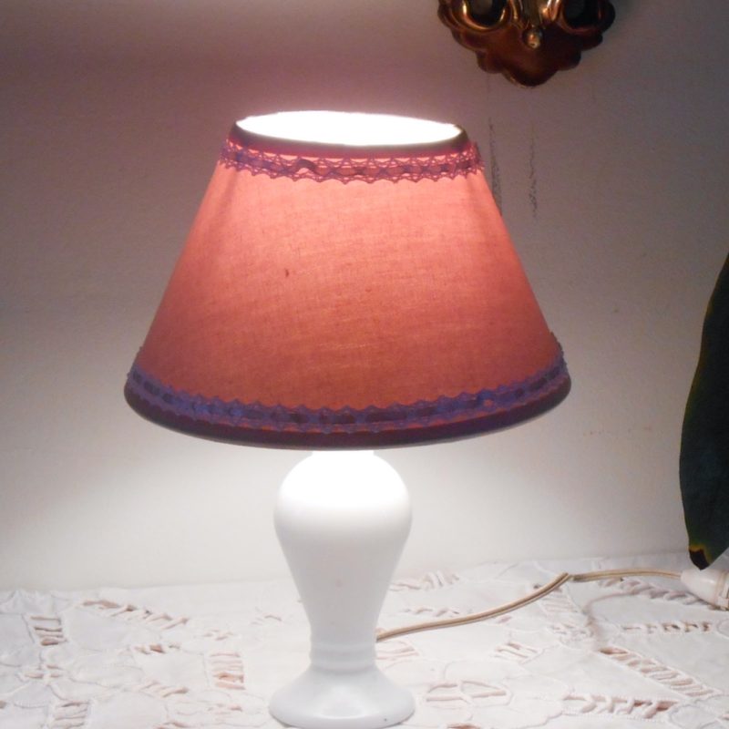 Lampe - mini blanche beige