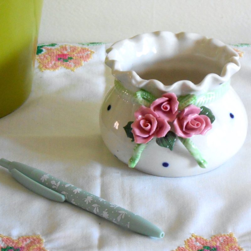 Aumonnière mini - roses