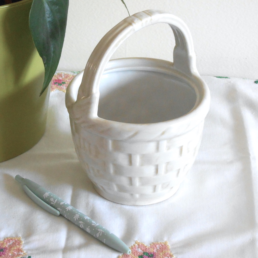 Panier mini - porcelaine écrue – Image 2