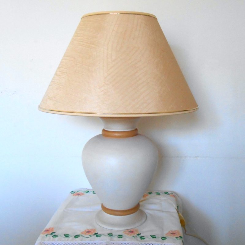 Lampe - écrue et jaune