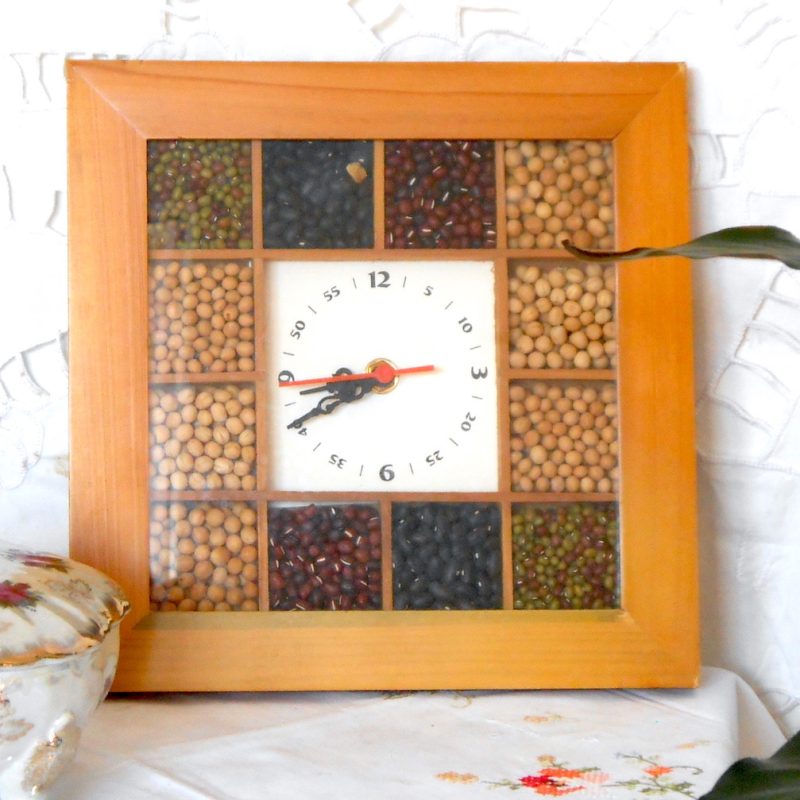 Horloge - Cadre graines