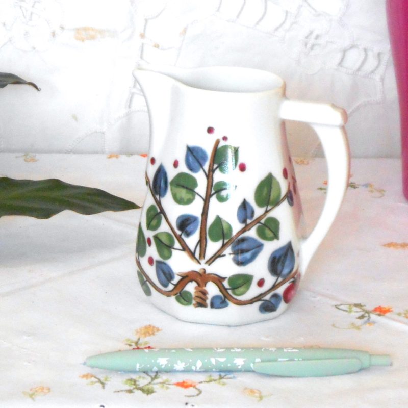 Pot - Porcelaine décor arbre fleuri