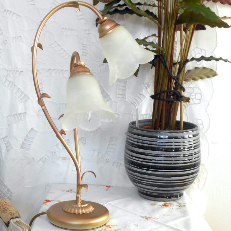 Lampe - Romantique 2 tulipes