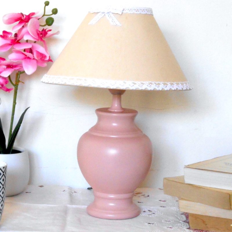 Lampe - rose shabby