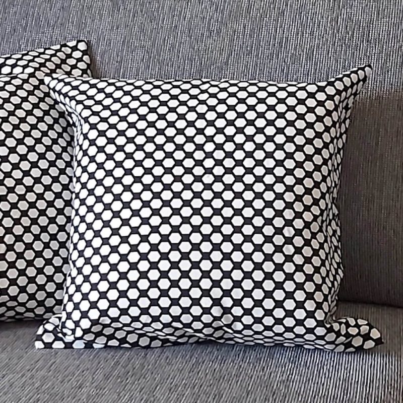 Housses POIS noir blanc