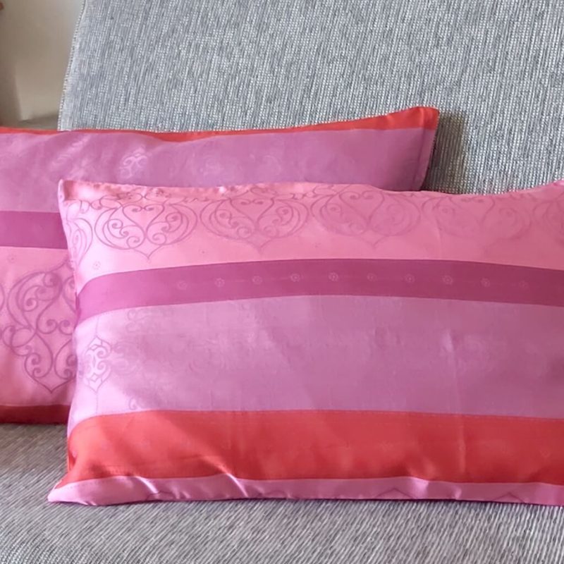 Housses RAYÉE violine rose
