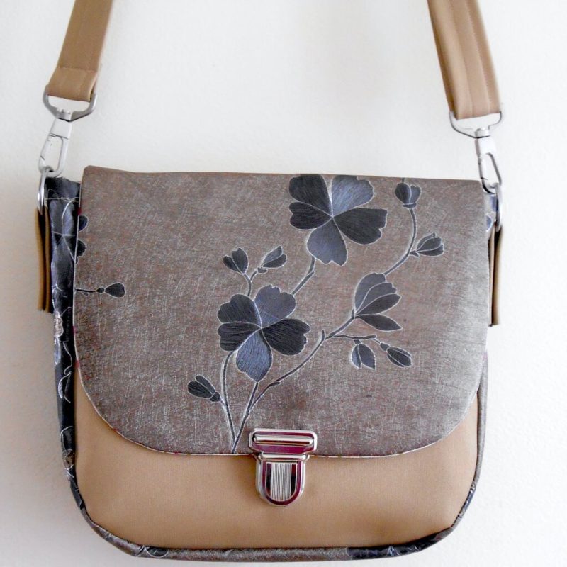 Rabat skai beige et marron TREFLES
