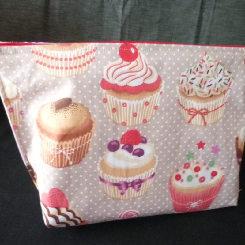 Pochette double CUPCAKES grande