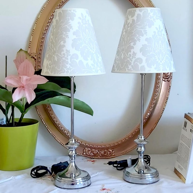 Lampes 2 - Haute Tige ARGENTÉE