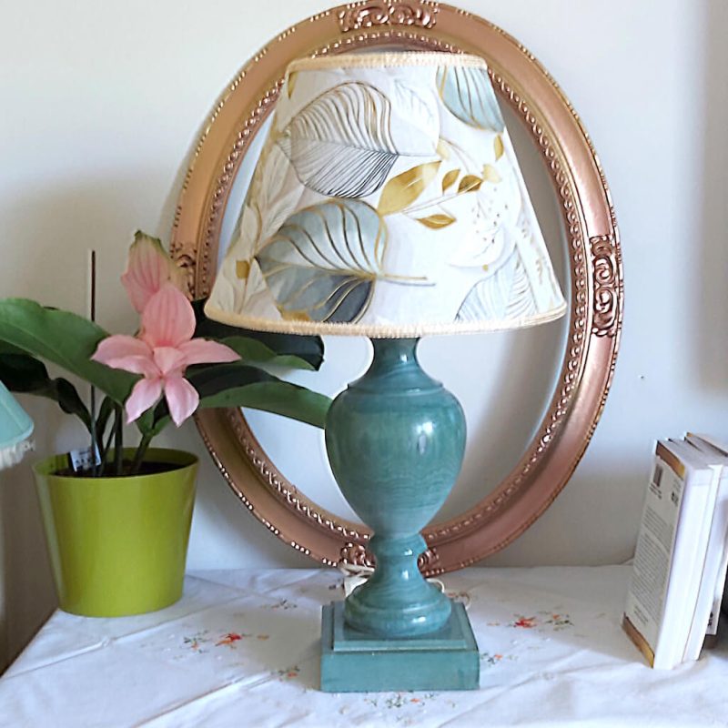 Lampe - Pied Bois Vert AUTOMNE
