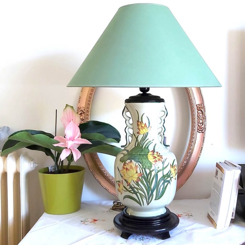 Lampe - Grande Céramique Socle NOIR