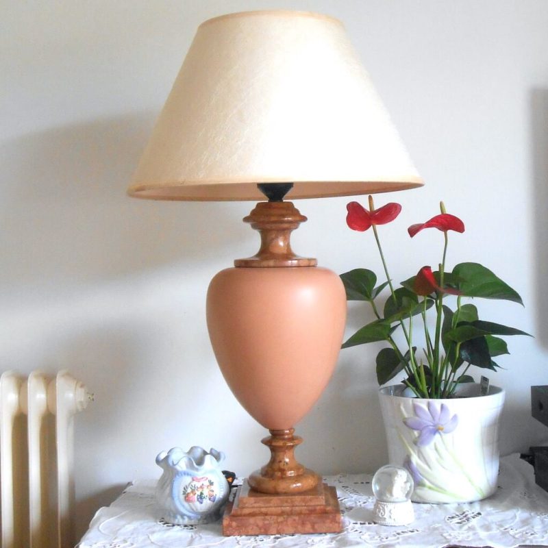 Lampe - Grande CÉRAMIQUE Beige Rosé