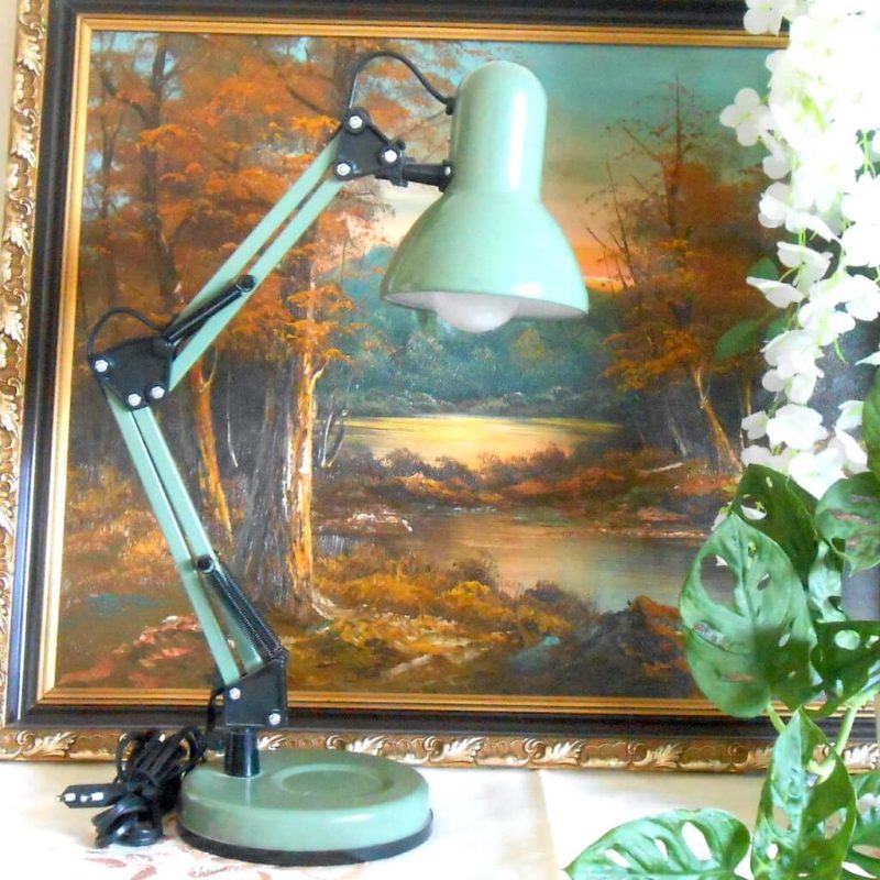 Lampe - Bureau articulé Métal Vert