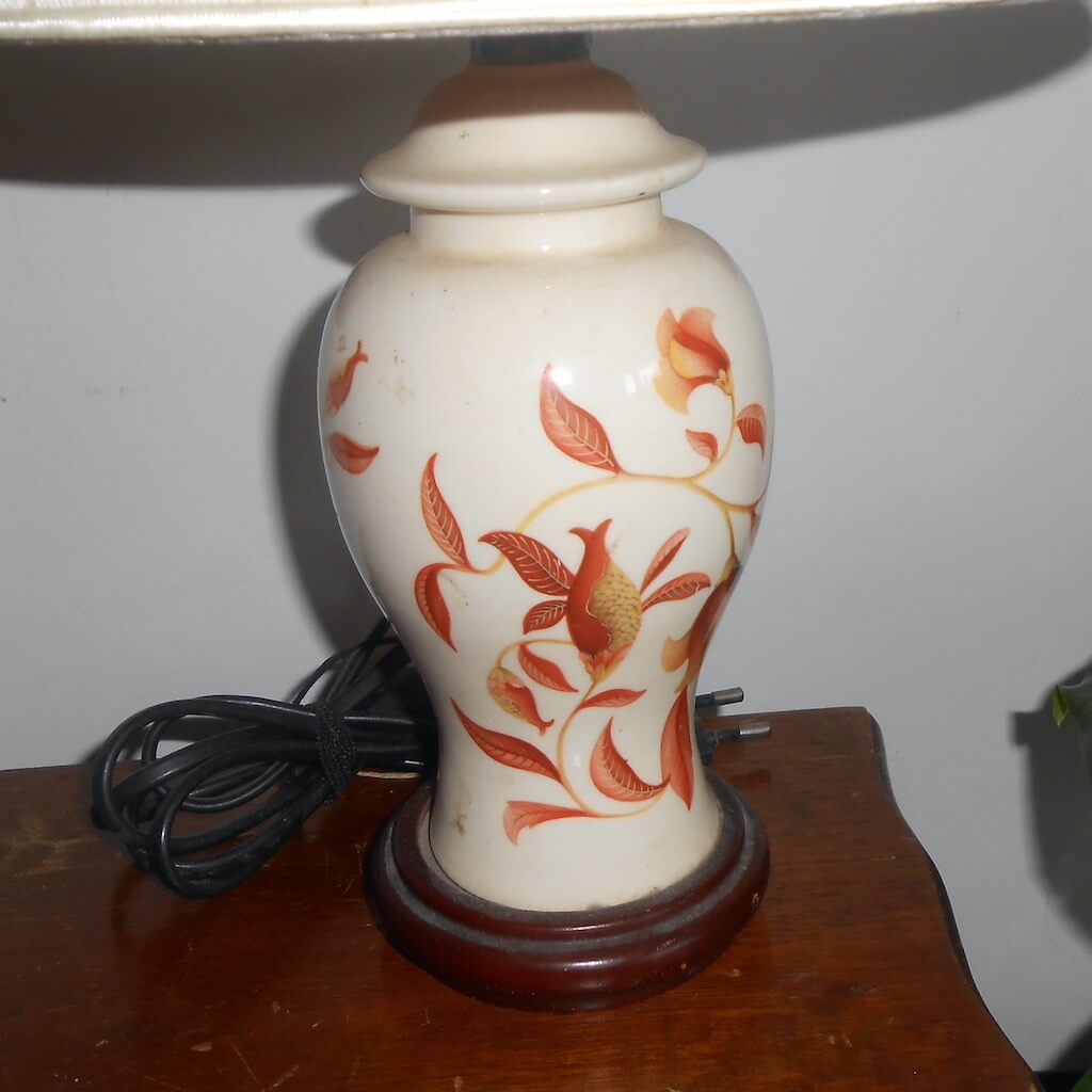 Lampe - petite abat-jour écru initiales AD – Image 2
